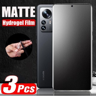 ฟิล์มไฮโดรเจลกันรอยหน้าจอ เนื้อแมตต์ สําหรับ Redmi K60 K50 Pro Ultra K40S 11 10 10C 10A 9 9A 9C 9T A1 Plus Xiaomi Redmi Note 12 11 11T 11E 10 9 8 7 Pro Plus 9s 11s 11se 3 ชิ้น