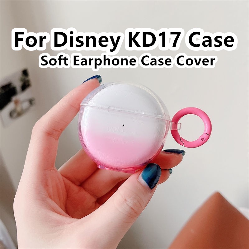 สําหรับ Disney KD17 Case Gradient Series สําหรับ Disney KD17 Casing Soft หูฟัง Case Cover