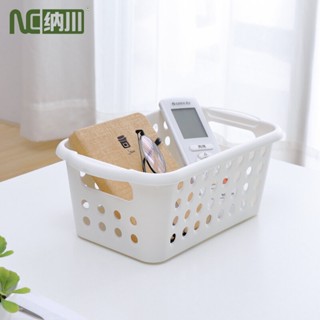 ตะกร้าแบ่งของ กล่องใส่ของ เอนกประสงค์ ตะกร้าเก็บของ กล่องใส่ของ Simple Storage Basket Storage Box Containers