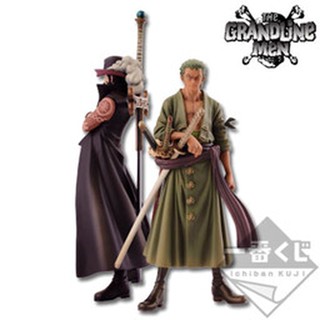 Zoro &amp; Mihawk ของแท้ JP แมวทอง - Ichiban Kuji Banpresto [โมเดลวันพีช] (2 ตัว)