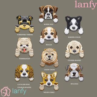 LANFY Shiba Chihuahua Iron On Small Dog Babys Clothes Clothing Patches