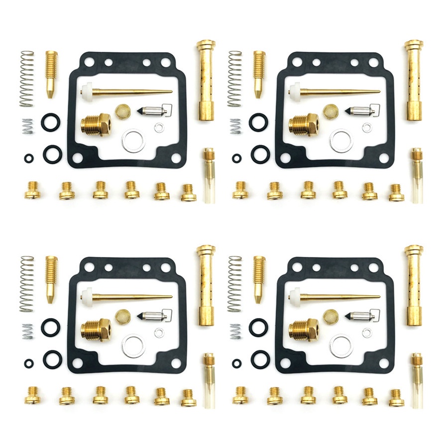 4 ชุดคาร์บูเรเตอร์ Carb Rebuild ชุดซ่อมสําหรับ Yamaha XJ750 / XJ 750 Seca