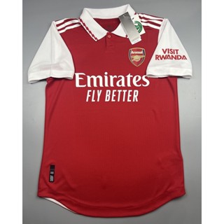 เสื้อบอล เพลเย่อ อาเซนอล เหย้า 2022-23 Player Arsenal Home 2022 พร้อมสปอนเซอร์แขน Visit Rwanda