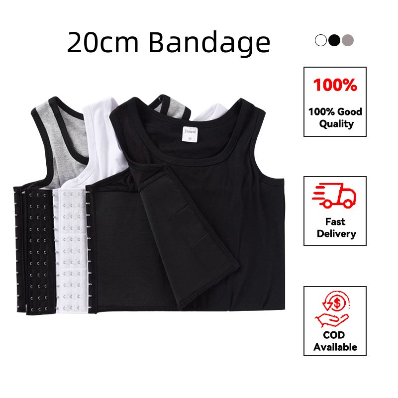 เสื้อกล้าม แต่งหัวเข็มขัด ระบายอากาศได้ดี ขนาด 20 ซม.