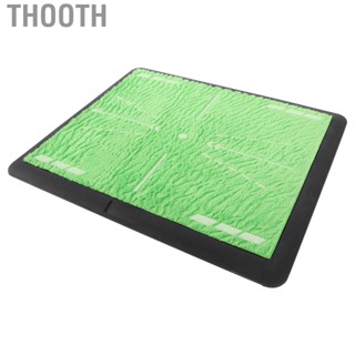 Thooth Golfing Training Mat Improve Patience Skid Resistance Practice Hitting Swing Pad for Indoors Outdoors