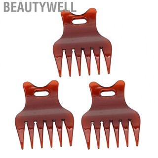 Beautywell 3Pcs Wide  Comb Round Comb  Hair Detangling Hair Styling Compact BT0