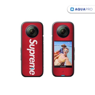 Insta360 X3 Sticker No.35 (Supreme Red) Protective Skin Film สติกเกอร์ฟิล์ม ป้องกันรอยขีดข่วน