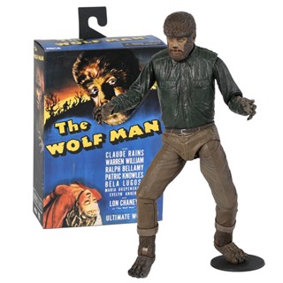 Neca สยองขวัญ มอนสเตอร์สากล The Wolf Man 7&amp;quot; ฟิกเกอร์แอคชั่นสะสม