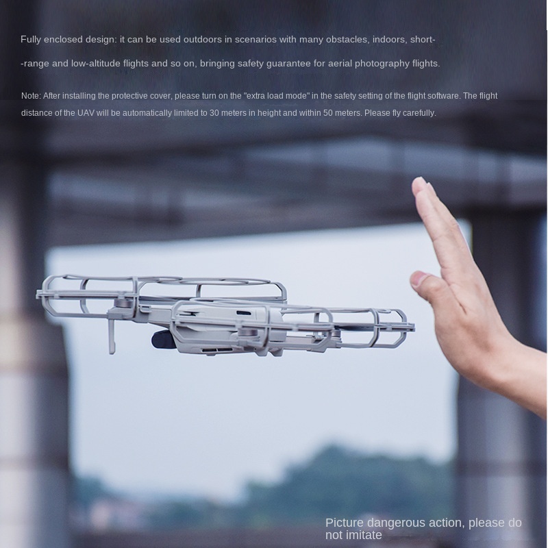 Brdrc เหมาะสําหรับ DJI MINI 2 ใบมีดฝาครอบป ้ องกัน MINI SE ใบพัดแหวนป ้ องกันการชนกันแหวน