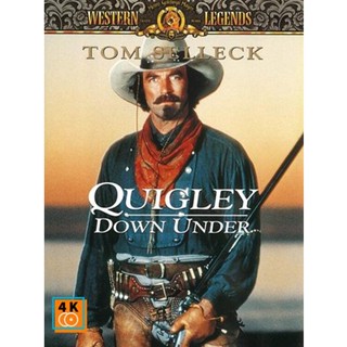 หนัง DVD ออก ใหม่ Quigley Down Under (1990) ควิกลี่ย์ สิงห์ร้ายปืนไกล (เสียง ไทย/อังกฤษ ซับ อังกฤษ) DVD ดีวีดี หนังใหม่