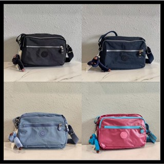 Kipling ใหม่ กระเป๋าสะพายไหล่แฟชั่น มีซิป สี่สี สไตล์คลาสสิก สําหรับสตรี K2133