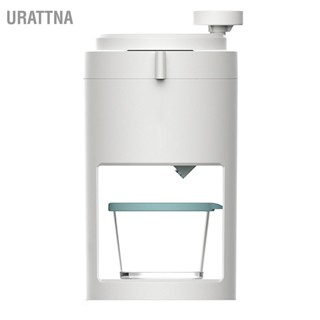  URATTNA เครื่องทำน้ำแข็งไสแบบใช้มือ เครื่องไสน้ำแข็ง Snow Cone Machine Home เครื่องบดน้ำแข็งแบบใช้มือขนาดเล็ก