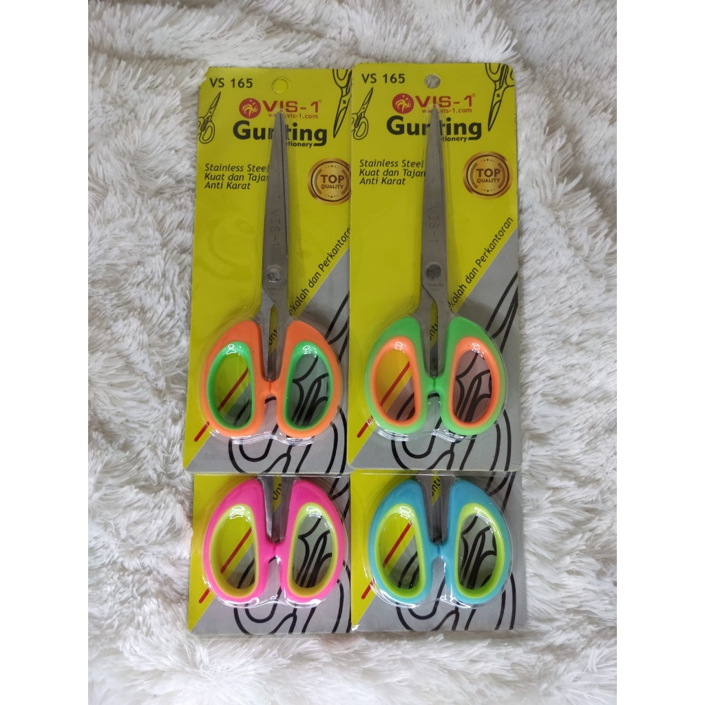 VIS-1 Stainless Steel V-165 กรรไกรขนาดกลาง