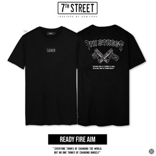 พร้อมส่ง ผ้าฝ้ายบริสุทธิ์ 7th Street เสื้อยืด รุ่น RFA002 T-shirt