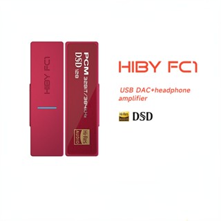 Hiby FC1 เครื่องขยายเสียงหูฟัง ถอดรหัส USB DAC HiFi DSD SE เอาท์พุต แบบพกพา สําหรับสมาร์ทโฟน Android Win10 PC