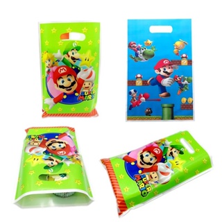 กระเป๋า Super Mario Bros Loot สําหรับเด็ก งานเลี้ยงวันเกิด