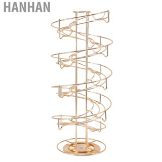 Hanhan Coffee Pod Holder Gold Stainless Steel 360 Dgree Rotatable Coffee  Rack