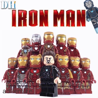 Adven บล็อกตัวต่อเลโก้ TheAvengers All Iron Man Mark85 War machin Quantum