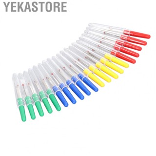 Yekastore 20Pcs Sewing Seam Rippers Stainless Steel Ergonomic Handle Red Mini Ball Thread