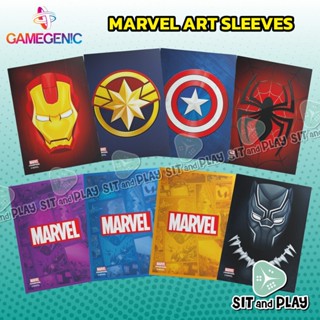 Gamegenic - Marvel Champions Art Sleeves - ซองใส่การ์ดลาย Marvel (50+1ซอง) ขนาด Standard Size