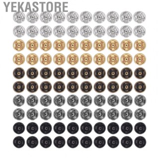 Yekastore 100pcs 5mm Mini Snap Buttons Fasteners 5 Colors Miniature Snap Buttons Doll※