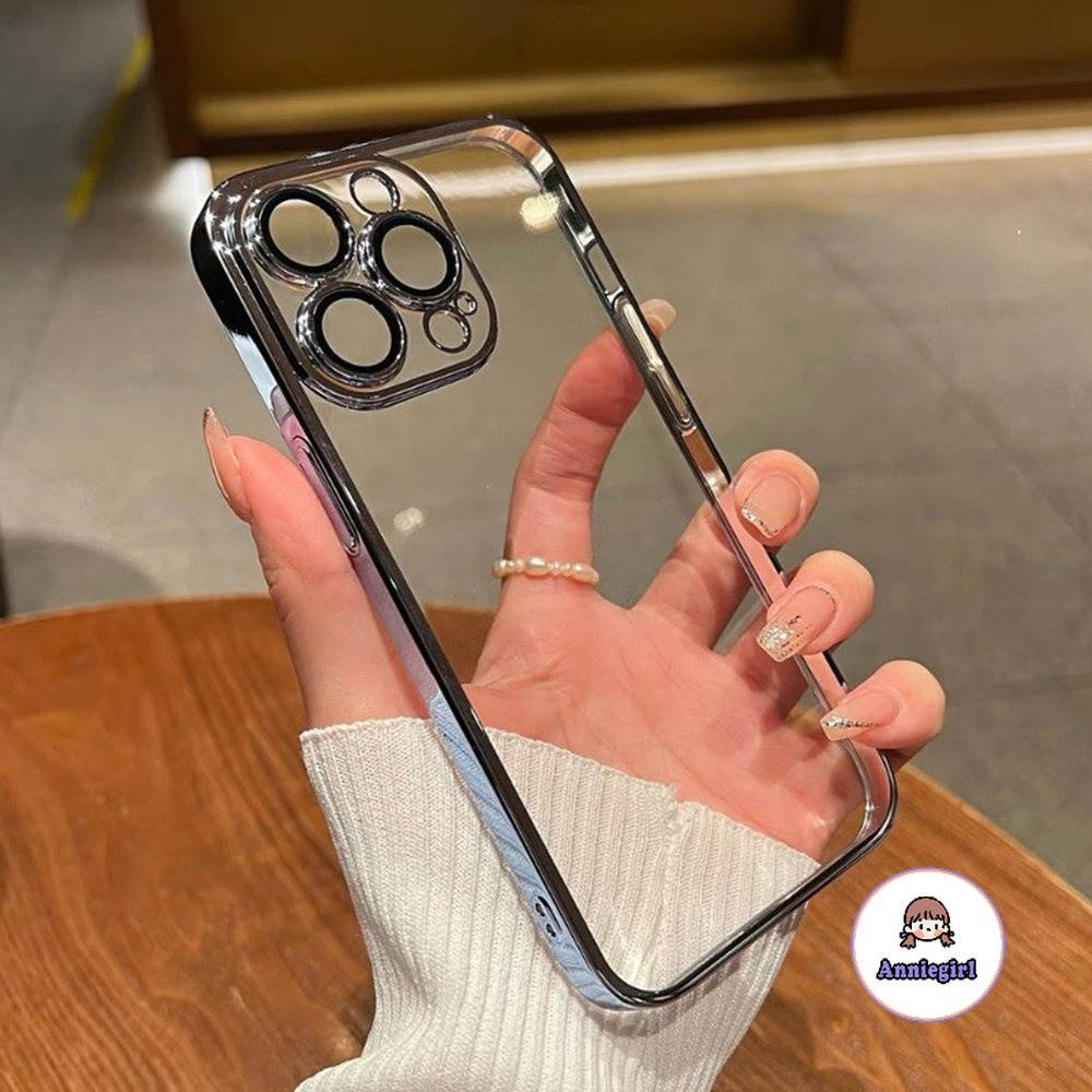 เคสโทรศัพท์มือถือแบบใส กันกระแทก กันรอยเลนส์กล้อง หรูหรา สําหรับ IPhone 11 11 14 Pro Max IP 13 Pro 12Promax