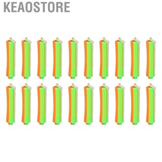 Keaostore Hair Perm Rods Set  ABS Material 20pcs Concave Shape Perm Rods  for Hair Salon for Home