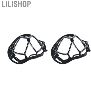 Lilishop Ice Snow Grips Tension Spring Crampons Prevent Slipping for