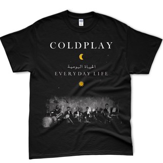 พร้อมส่ง เสื้อยืด พิมพ์ลาย COLDPLAY Everyday Life คุณภาพสูง สไตล์สตรีท