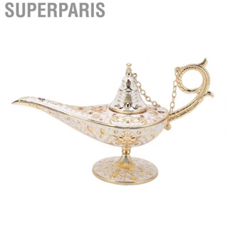 Superparis Magic Genie Lamp  Durable Rustproof Genie Lamp Aladin  for Home for Dorm for Office