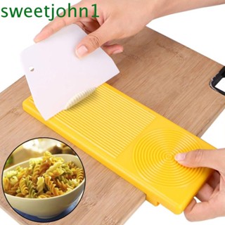 Sweetjohn เครื่องมือทํา 4 ชิ้น / เซต เครื่องทําเส้นก๋วยเตี๋ยวสปาเก็ตตี้ Gnocchi|แม่พิมพ์ สําหรับทําพาสต้า เบเกอรี่