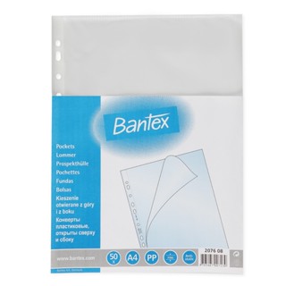 BANTEX ซองอเนกประสงค์ A4 0.045 มม. (50ซอง) แบน  2076-08