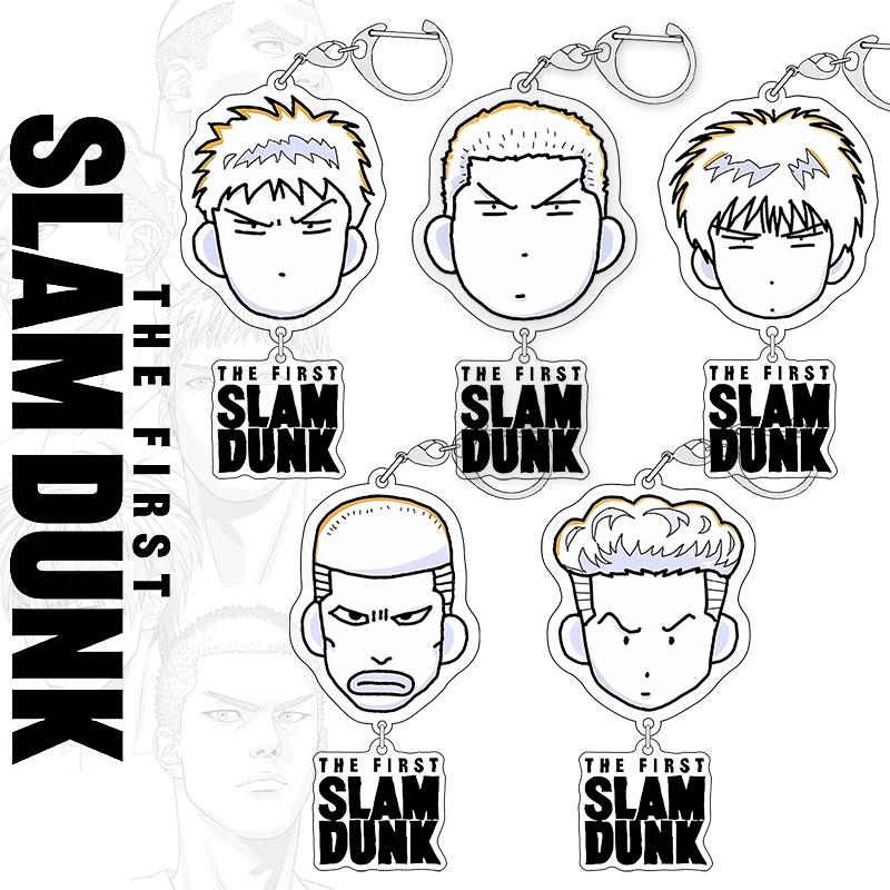 พวงกุญแจอะคริลิค จี้การ์ตูน Slam Dunk Kaede Rukawa Akagi Takeshi Sakuragi สองมิติ
