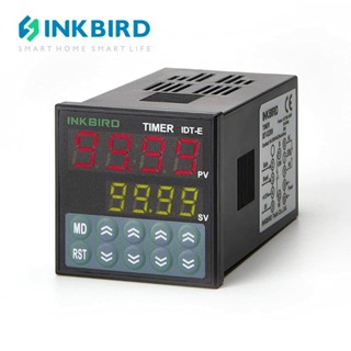 Inkbird IDT-E2RH สวิตช์รีเลย์ตั้งเวลาดิจิทัล AC 110-240V CE/ROHS