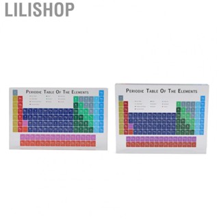 Lilishop Periodic Table Elements  Odorless Educational Acrylic Periodic Table Decoration  for Laboratory for Home