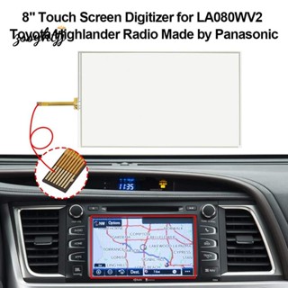 แผงหน้าจอสัมผัสดิจิทัล LCD สําหรับเครื่องเล่น DVD 2014-2019 Toyota Highlander GPS