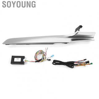 Soyoung Passenger Dashboard Trim  64 Color Temperature Resistant Matte Chrome Dashboard Ambient Light  for Copilot RHD Facelift