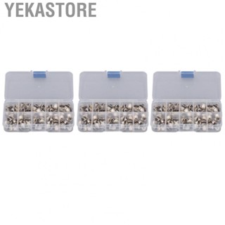 Yekastore Cover Up Buttons  Plastic Metal 150Pcs No Sew Buttons  for Pants