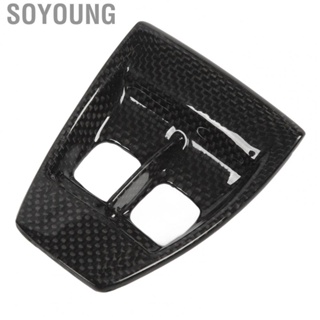 Soyoung Top Ceiling Switch Cover  Retractable Top Switch Surround High Strength  Deformation Dry Carbon Fiber Clear Texture  for 458 Spider