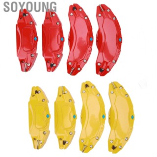 Soyoung Disc Brake Caliper Covers  4 Pcs 19in 20in Wheel Hub Better Protection Caliper Guard  for Model Y