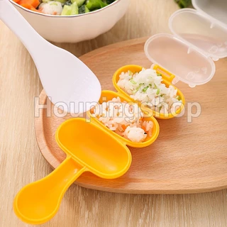 แม่พิมพ์ข้าวปั้นซูชิ ทรงกลม DIY สําหรับเด็ก จํานวน 2 ชิ้น ต่อชุด