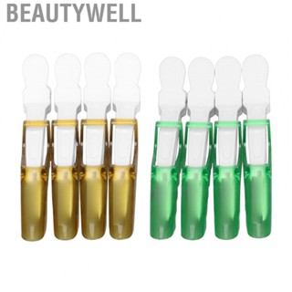 Beautywell Hair Styling Clips  Professional 4Pcs Perm and Dyeing Barber Hair Clips Highly Elastic  for Hair Styling