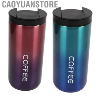 Caoyuanstore Insulated Bottle  Stainless Steel Large Caliber Water Bottle 350ML  for Office