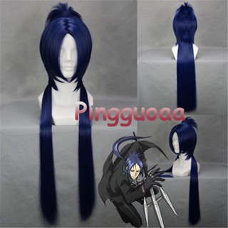 Ruler Anime Hitman Reborn Kuromu Dokuro Cosplay Wig 80cm Long Hair Heat Resistant Synthetic Wigs