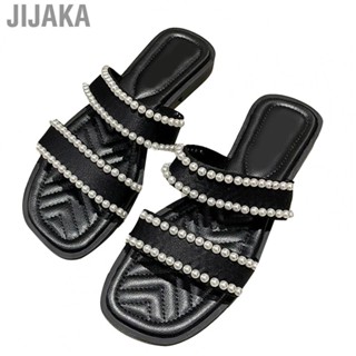 Jijaka Women Summer Sandals  Bling Style Women Summer Shoes PU Leather Soft  for Girl for Outing