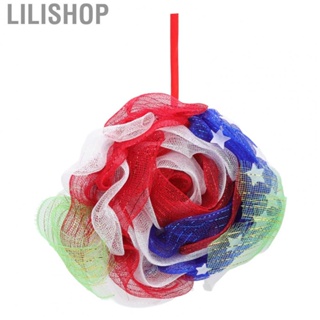 Lilishop Independence Day Wreath  4th Of July Door Wreath Gift Woven  for Front Door for Shopping Mall Window for Fireplace