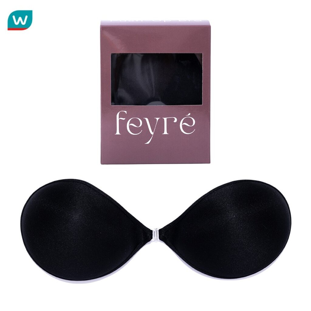 Feyre เฟียเร่ บราปีกนก ทรงกลม แบบผ้า สีโคล ไซส์ A