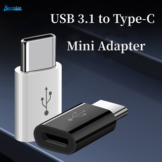 อะแดปเตอร์แปลง Micro USB เป็น Type-C แบบพกพา สําหรับอุปกรณ์มือถือส่วนใหญ่