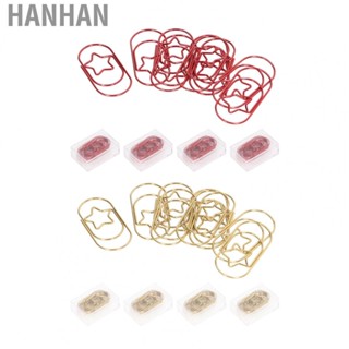 Hanhan Fancy Paperclips  Strong Clamping Cute Planner Clips 40Pcs  for Office