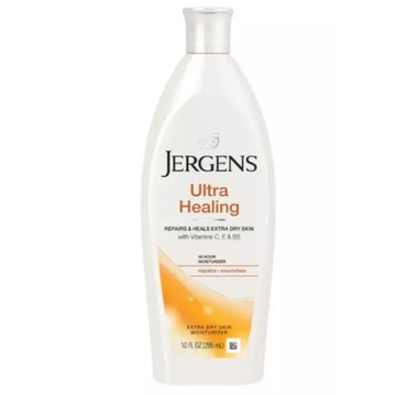 Jergens Ultra Healing เจอร์เกนส์ โลชั่น อัลตร้า ฮีลลิ่ง เอ็กซ์ตร้า ดราย สกิน มอยส์เจอร์ไรเซอร์ 295ml.